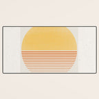 Retro Sunrise No 1  Desk Mat Gallery Image 3