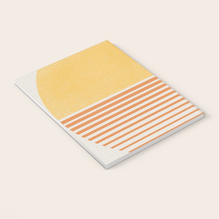 Retro Sunrise No 1  Notebook Gallery Image 3