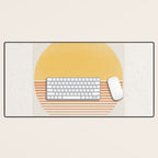 Retro Sunrise No 1  Desk Mat Gallery Image 1
