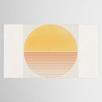 Retro Sunrise No 1  Tablecloth Gallery Image 2