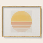 Retro Sunrise No 1  Serving Tray Gallery Image 1