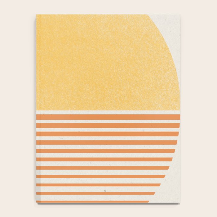 Retro Sunrise No 1  Notebook Gallery Image 4