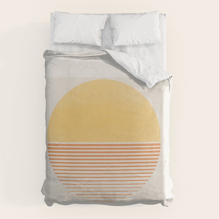 Retro Sunrise No 1  Duvet Cover Gallery Image 6