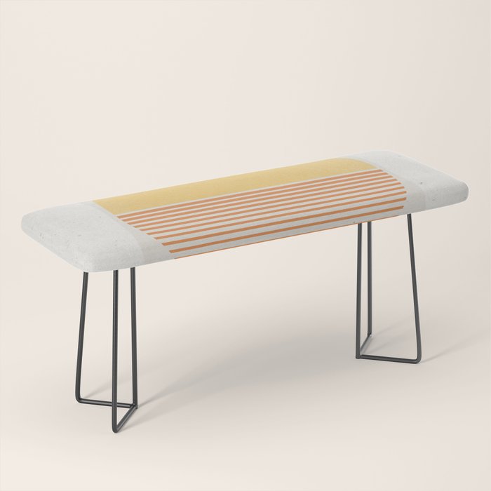 Retro Sunrise No 1  Bench Gallery Image 1