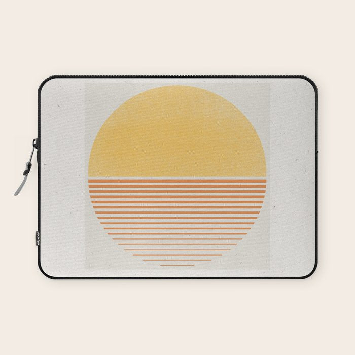 Retro Sunrise No 1  Laptop Sleeve Gallery Image 1