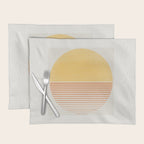 Retro Sunrise No 1  Placemat Gallery Image 1