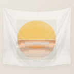 Retro Sunrise No 1  Wall Tapestry Gallery Image 4