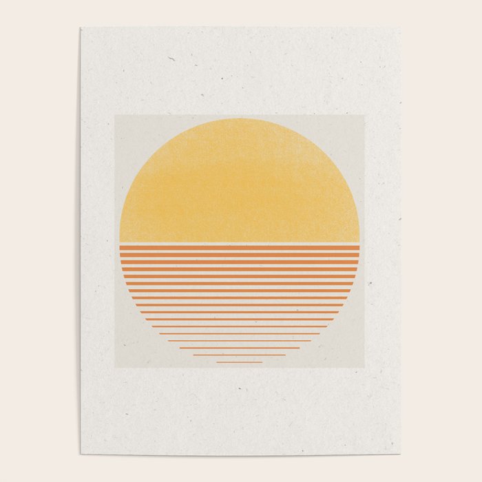 Retro Sunrise No 1  Poster Gallery Image 4