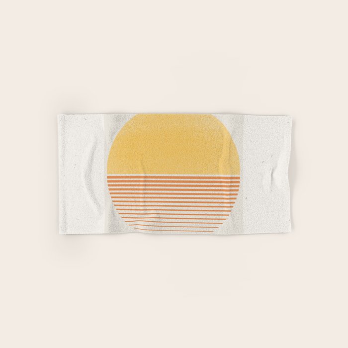 Retro Sunrise No 1  Bath Towel Gallery Image 1