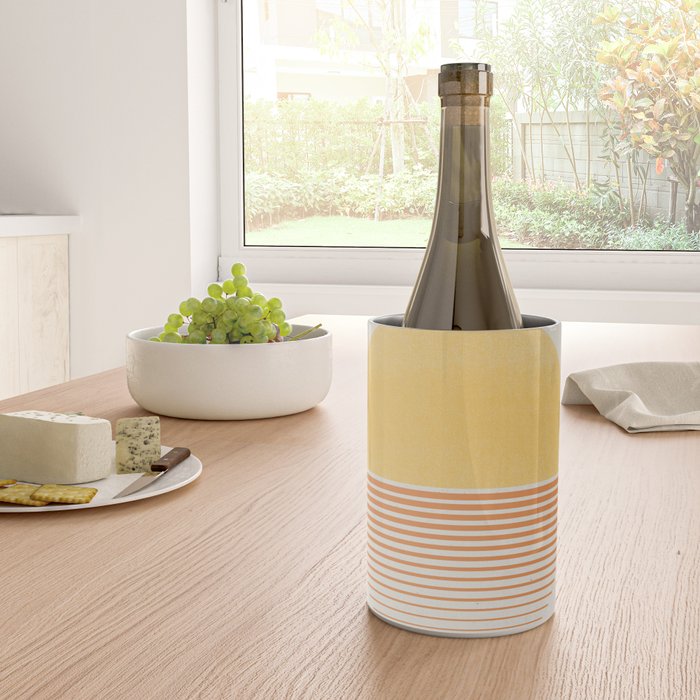 Retro Sunrise No 1  Wine Chiller Gallery Image 4