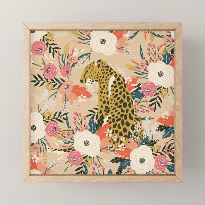 Simba Cheetah Prints Mini Art Print Gallery Image 1