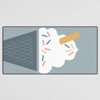 Ice Cream (Blue) Desk Mat Gallery Image 3