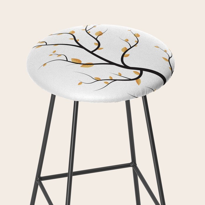 golden leaves Stool Gallery Image 2
