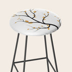golden leaves Stool Gallery Image 2