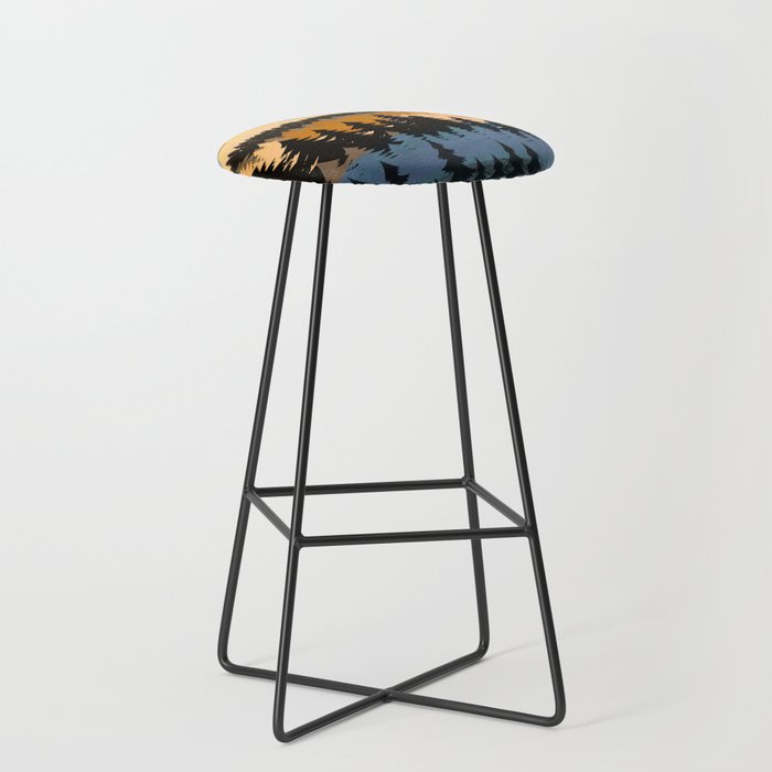 Colors of a Mountain View Stool Gallery Image 1