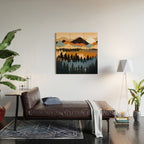 Colors of a Mountain View Wood Wall Art Gallery Image 2