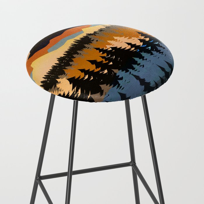Colors of a Mountain View Stool Gallery Image 2