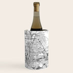 Baton Rouge White Map Wine Chiller Gallery Image 1