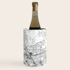 Baton Rouge White Map Wine Chiller Gallery Image 3