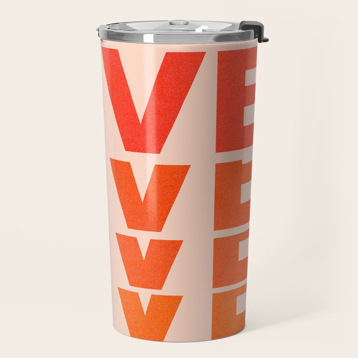 Abstraction_LOVE_SUNSET_Minimalism_001 Travel Mug Gallery Image 2