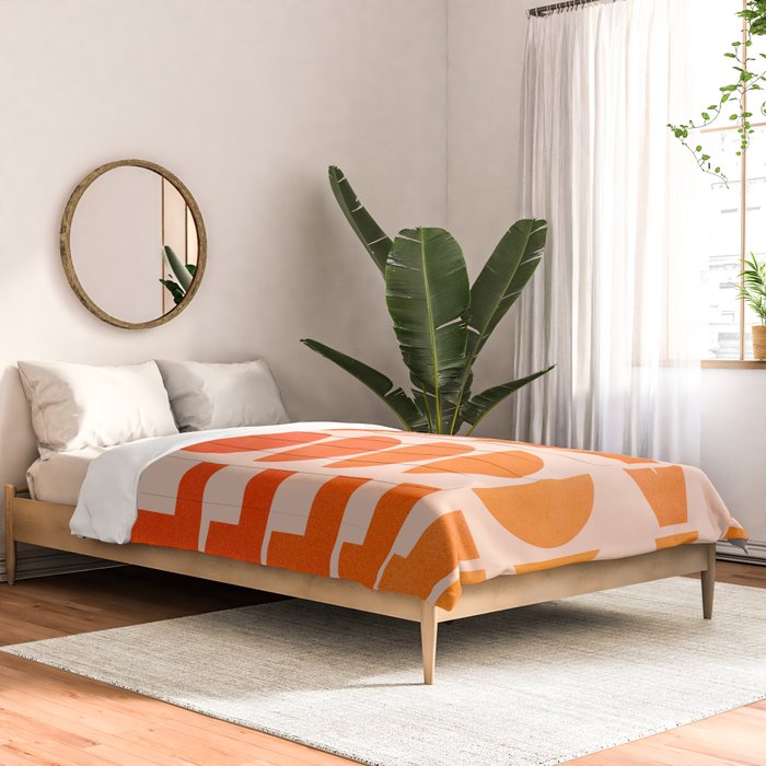 Abstraction_LOVE_SUNSET_Minimalism_001 Comforter Gallery Image 2