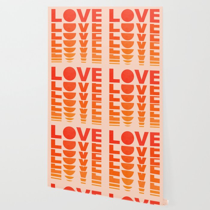 Abstraction_LOVE_SUNSET_Minimalism_001 Wallpaper Gallery Image 2
