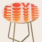 Abstraction_LOVE_SUNSET_Minimalism_001 Side Table Gallery Image 2