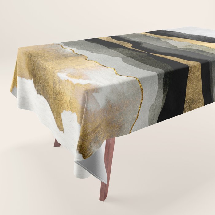 Golden Spring Moon Tablecloth Gallery Image 1