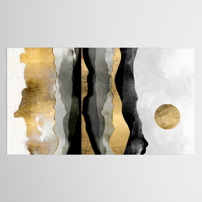 Golden Spring Moon Tablecloth Gallery Image 2