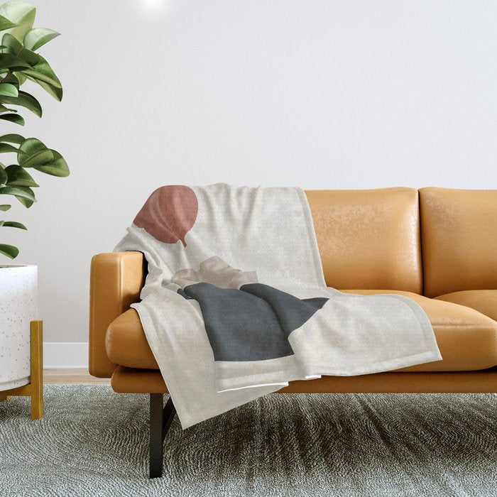 Geometric Modern Art 30 Throw Blanket Gallery Image 1
