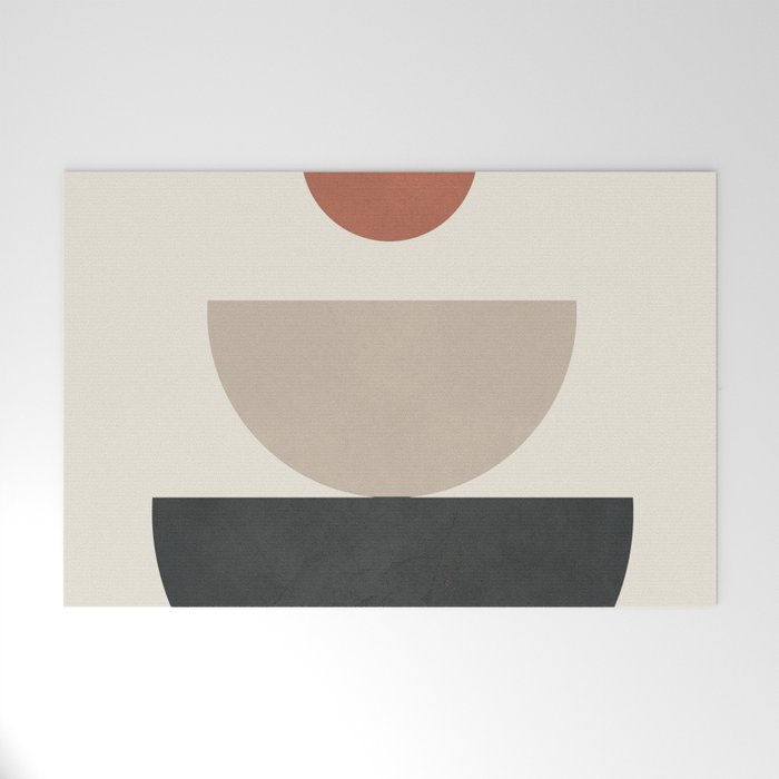 Geometric Modern Art 30 Welcome Mat Gallery Image 1