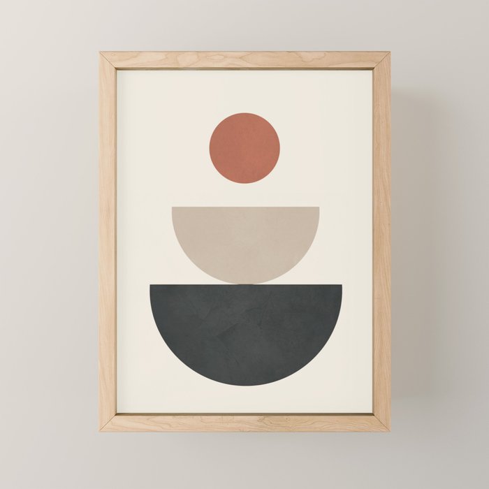 Geometric Modern Art 30 Mini Art Print Gallery Image 1