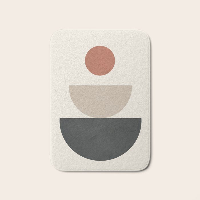 Geometric Modern Art 30 Bath Mat Gallery Image 1