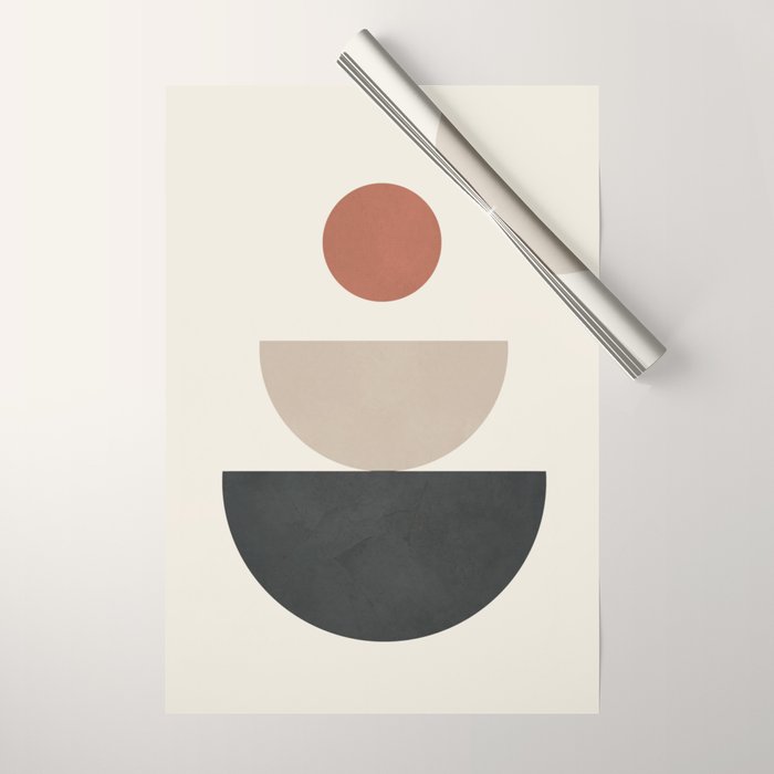 Geometric Modern Art 30 Wrapping Paper Gallery Image 1