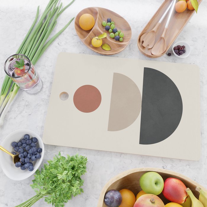Geometric Modern Art 30 Cutting Board Gallery Image 2