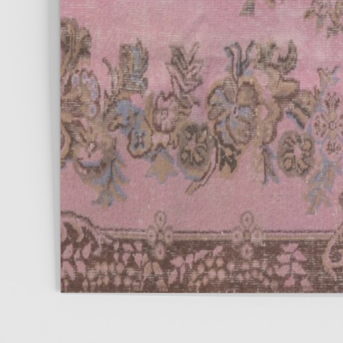 pink oriental vintage carpet Poster Gallery Image 3