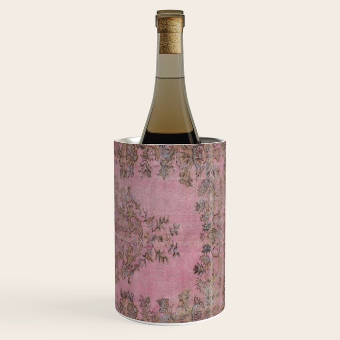 pink oriental vintage carpet Wine Chiller Gallery Image 3