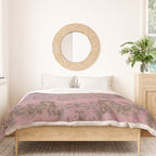 pink oriental vintage carpet Duvet Cover Gallery Image 3