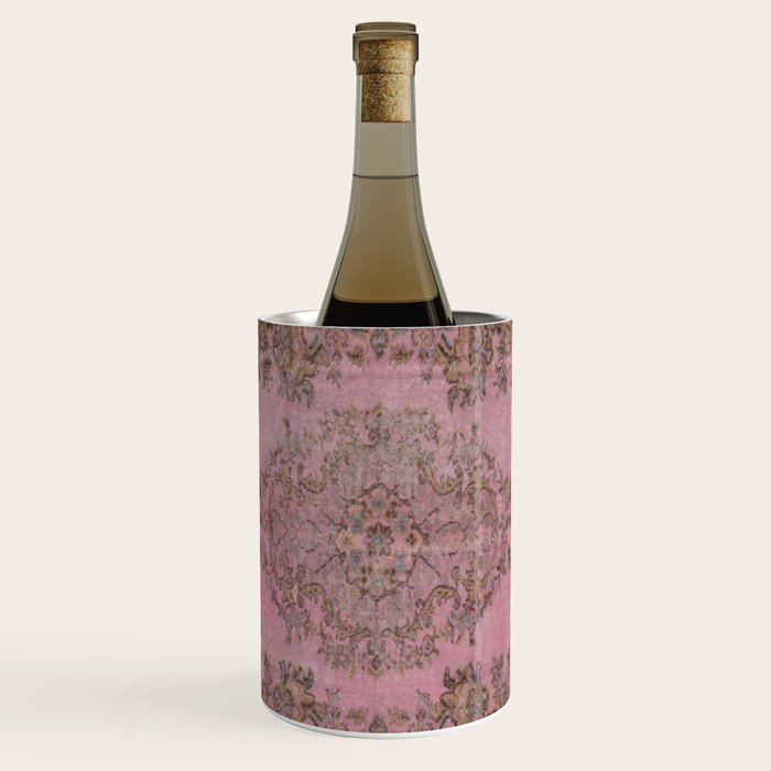 pink oriental vintage carpet Wine Chiller Gallery Image 1