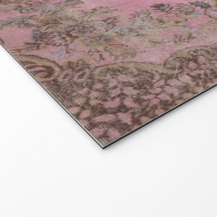 pink oriental vintage carpet Welcome Mat Gallery Image 2