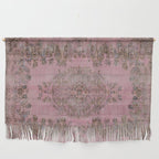 pink oriental vintage carpet Wall Hanging Gallery Image 1