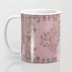 pink oriental vintage carpet Coffee Mug Gallery Image 3