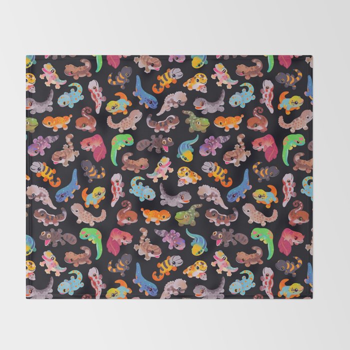 Gecko Throw Blanket Gallery Image 2