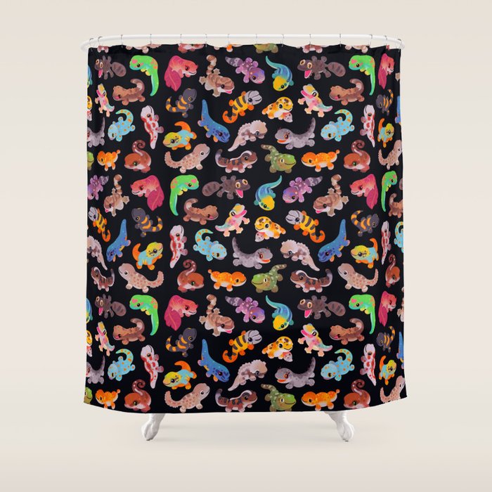 Gecko Shower Curtain Gallery Image 1