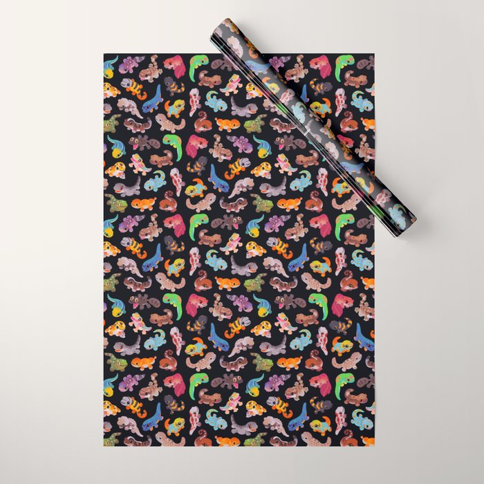 Gecko Wrapping Paper Gallery Image 1