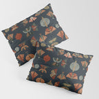 moths butterflies fall mid mod 1 Pillow Sham Gallery Image 3