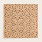 Golden Blossom Wood Wall Art Gallery Image 1