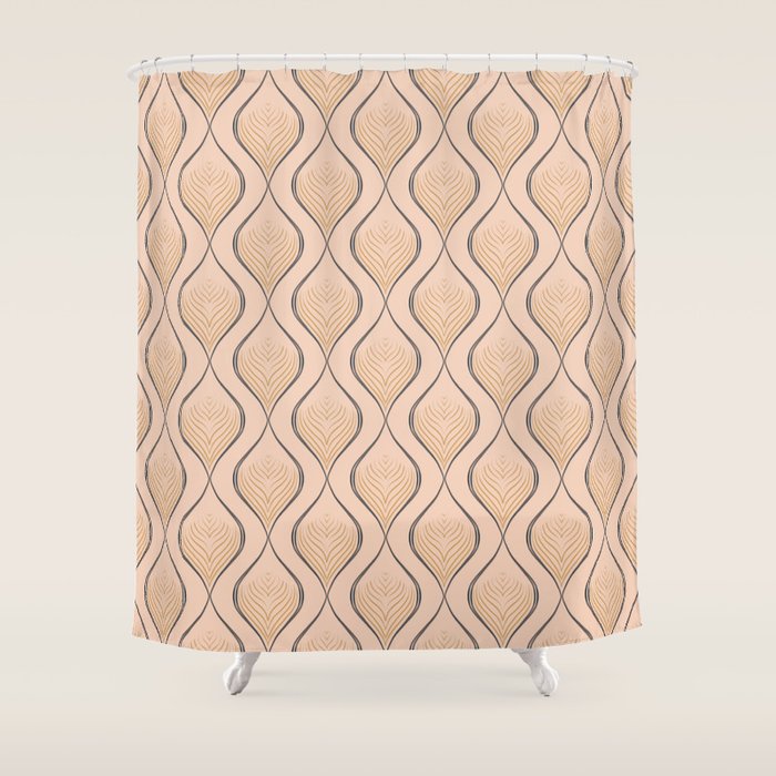 Golden Blossom Shower Curtain Gallery Image 1