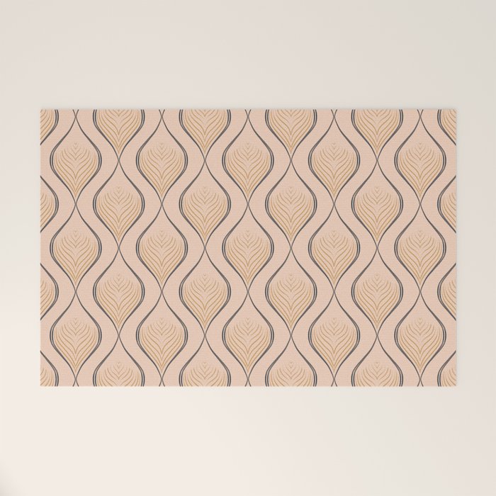 Golden Blossom Welcome Mat Gallery Image 1