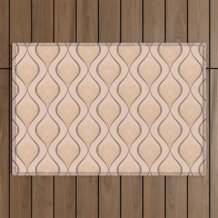Golden Blossom Outdoor Rug Gallery Image 1